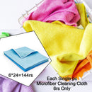 6075 Sweeping Microfiber Cleaning Cloth  - (24Pcs Set)