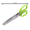 1563 Multifunction Vegetable Stainless Steel Herbs Scissor with 5 Blades - Opencho