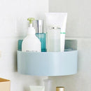1099 Plastic Multipurpose Kitchen Bathroom Shelf Wall Holder Storage Rack - Opencho