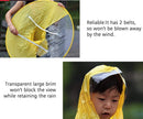 1435 Foldable Waterproof Hands Free Rain Head Wearing Umbrella Cap - 