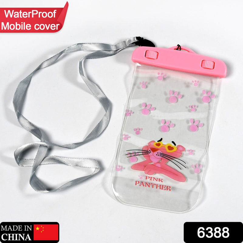 6388 Waterproof Pouch Zip Lock Mobile Cover Under Water Mobile Case For All Type Mobile Phones 