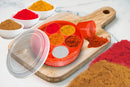 2392 Plastic Round Spice Box / Masala Dabba - 