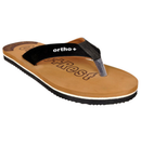 Men Slippers | House Slipper | Designer Slippers | Tan and Black Color Chappal