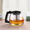 2391 Glass Kettle/Teapot with Stainless Steel Infuser & Lid - 