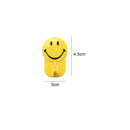 0604 Plastic Self-Adhesive Smiley Face Hooks, 1 Kg Load Capacity (6pcs)