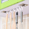 1354 Plastic Sticker Self Adhesive Multipurpose Hanger Hooks - Opencho