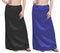 Black & Blue Satin Petticoat Combo (Free Size)