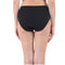 Comfy Snazzy Way Just My Size Women's Plus Size Tagless Black Cotton Panties(Pkt of 2)