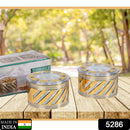5286 Twinkle Air Tight Container 2pc Set With Air Tight Lid For Home & Kitchen Use Container 