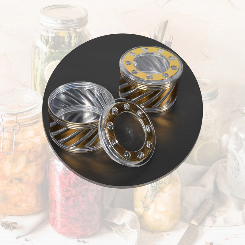 5286 Twinkle Air Tight Container 2pc Set With Air Tight Lid For Home & Kitchen Use Container 