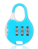 1245 Stainless Steel Resettable Combination Padlock Round Shape