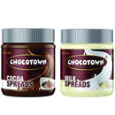 Chocotown Chocolate Spreads - Cocoa Spreads and Milk Spreadss- 350 gm