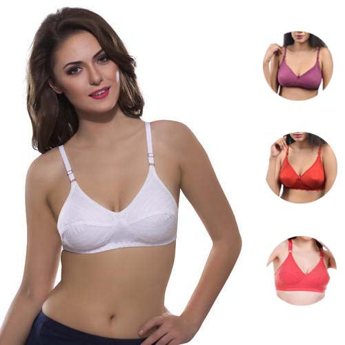 Total Comfort Cotton Bras Pack of 4