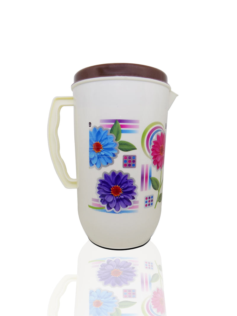 2079 Strong Plastic Water Jug With Handle (Cream)