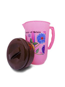 2080 Strong Plastic Water Jug With Handle (Pink)