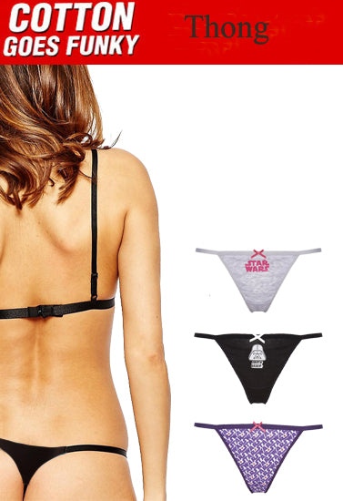 Easy Reliable Cotton String Thong Pack- 3