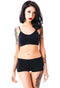 "Comfort" Spaghetti Strap Sports Bra Matching Boyshort