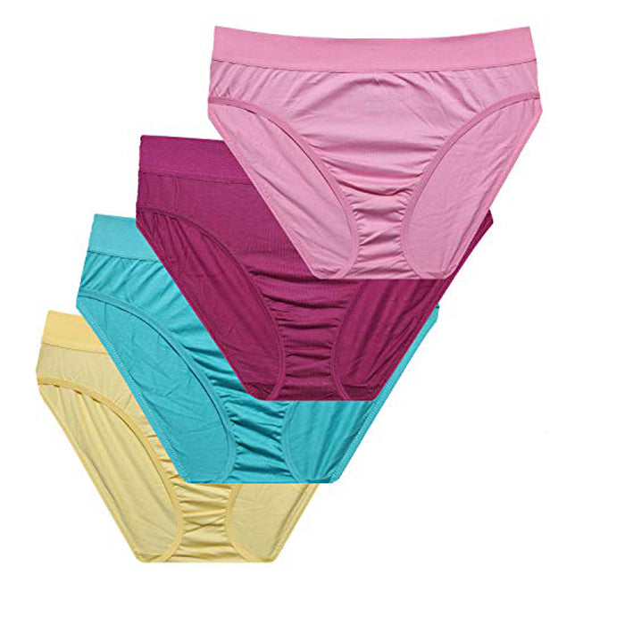 Fit for Me Women's Plus Ever-light Brief Underwear, 4 Pack
