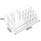 6092 Cosmetic Organiser 16 Compartment Cosmetic Makeup Storage Organiser Box