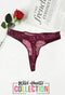 Fredericks Two Tones Perfect Purple Thong In XL + 1 Free Bra(sold out)