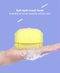 1348 Silicone Massage Bath Body Brush Soft Bristle With Shampoo Dispenser - DeoDap