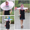 1436 Waterproof Hands Free Rain Head Wearing Umbrella Cap - Opencho