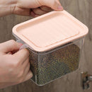 2453 Air Tight Unbreakable Big Size 1100 ml Square Shape Kitchen Storage Container - 