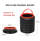 1469 Collapsible Car Dustbin Pop Up Trash Can Foldable Waste Bin Garbage