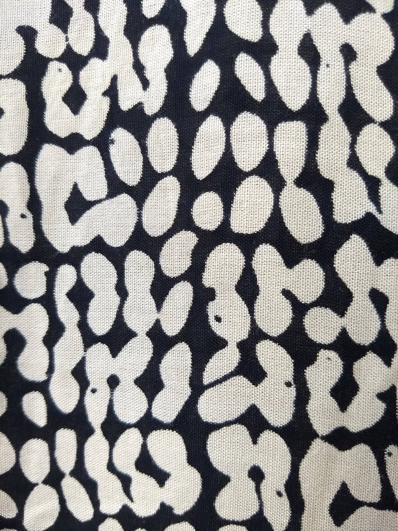 Half Sleeve Random Pattern Long Kurti - RMFK000300001BBRTW