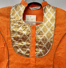 Long Sleeve Orange Kurti - RMFK000300003OGW