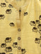 Light Yellow Kurti With Elephant Print - RMFK000300001SYEP