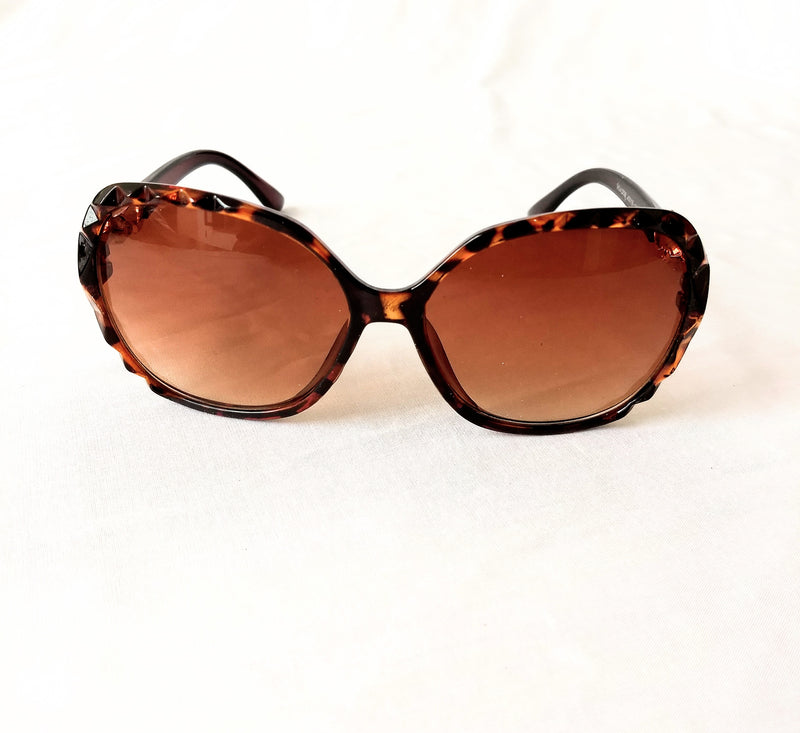 Brown Black - Two Tone Sunglasses for Girls / Women - MOWS000007CBN5