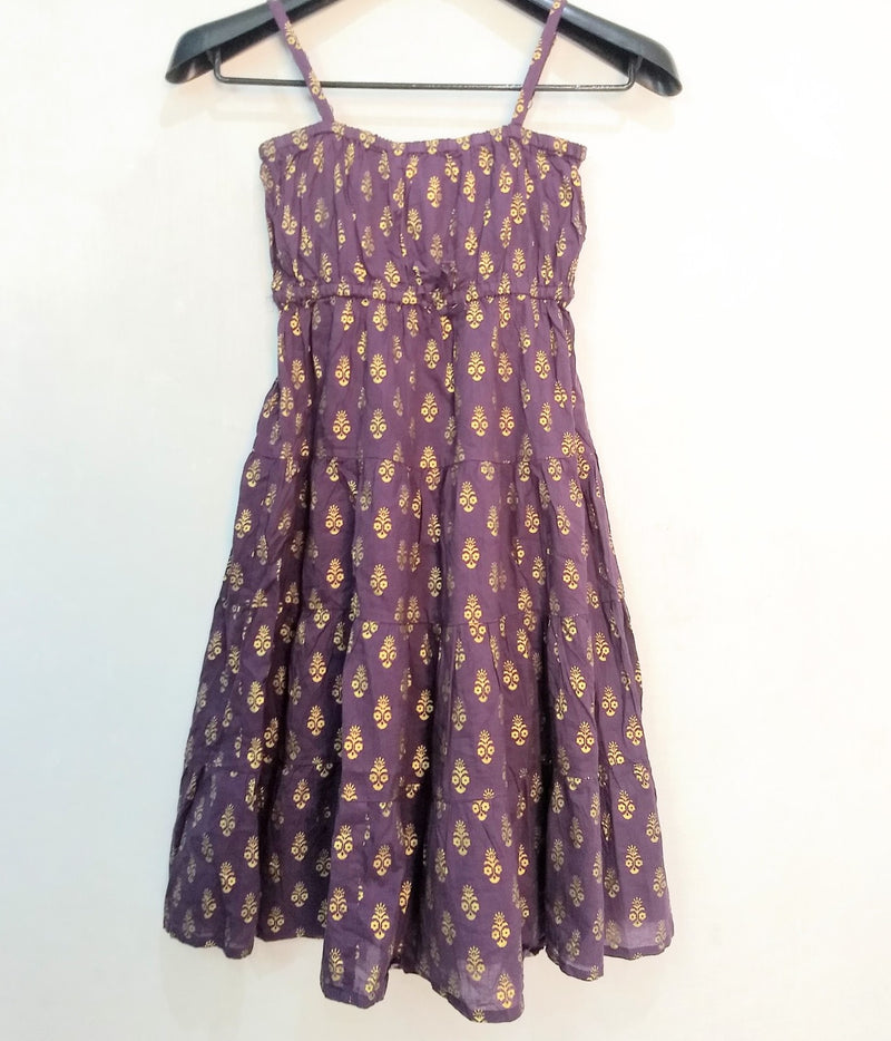 Printed Dress Women Strap Beach Dress Fashion Sun Dress - NT000001BLUE