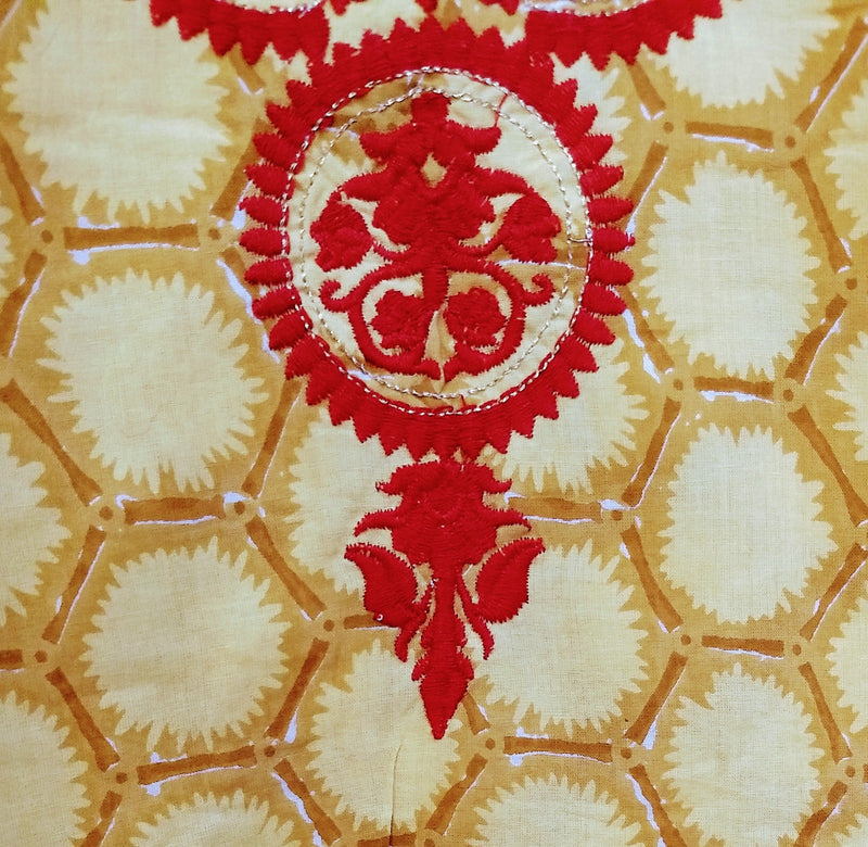 Women Yellow Kurti with Amazing Embroidery - NT000051YELLOW
