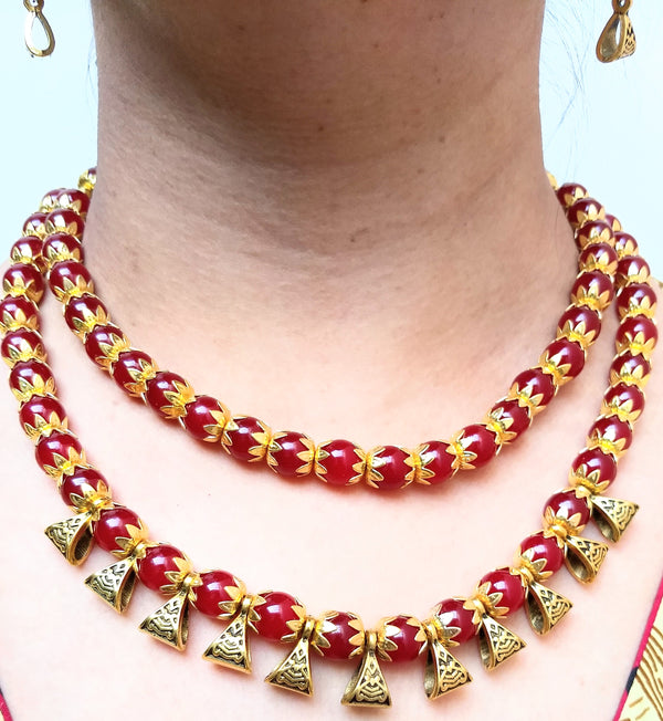 Simple Red Necklace For All Occasions