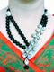 Urban Black Beads Necklace for Girls