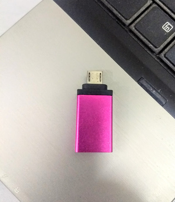 Micro USB Metal OTG Multi Color in metallic colors | V8