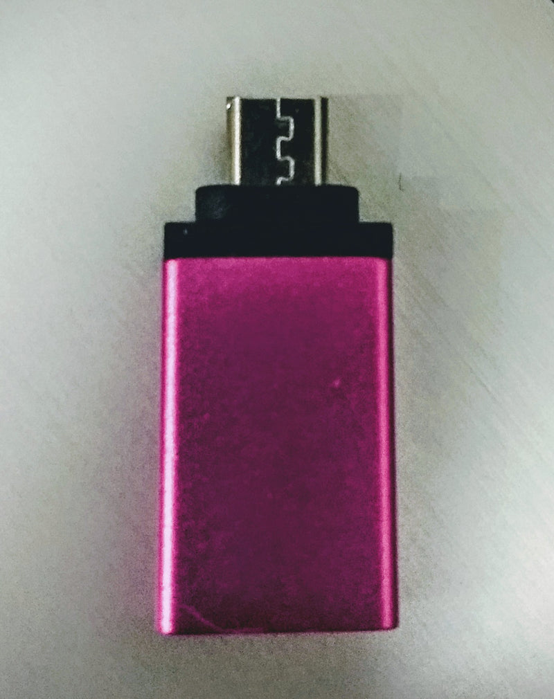Micro USB Metal OTG Multi Color in metallic colors | V8