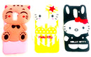 Full Kitty Case for S Galaxy A8 Plus  3D Cute Soft Silicone Hello Kitty Back Cover for S Galaxy A8 Plus)