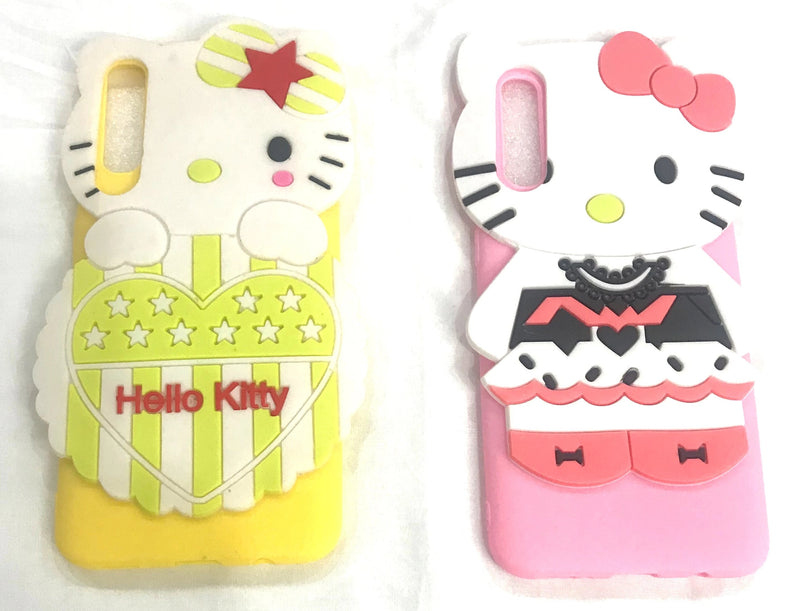 Girl's Back Cover Hello Kitty Silicon for Samsung A50 - AHFK00830005FKSSA50C