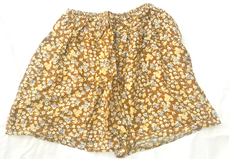 Women Brown Cotton Print Shorts - NT00001BMPSBROWN