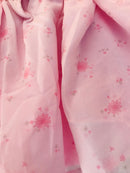 Pink color Flower Print Frock (0 to 6 months) - NT00001PFPFPINK