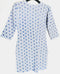 Short Kurti Blue & White Full Sleeves - WBS00021BWFSK