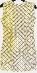 Short Kurti Yellow & Purple Cut Sleeves - WSB00029PYCSK