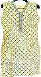 Short Kurti Yellow & Blue Cut Sleeves - WSB00029BYCSK