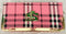 Women's/Girl's Pink Color With Checks Clutch - YB00084PWBC