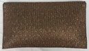 Brown With Golden Sparkel Clutch With Sling - YB00811BGSCS