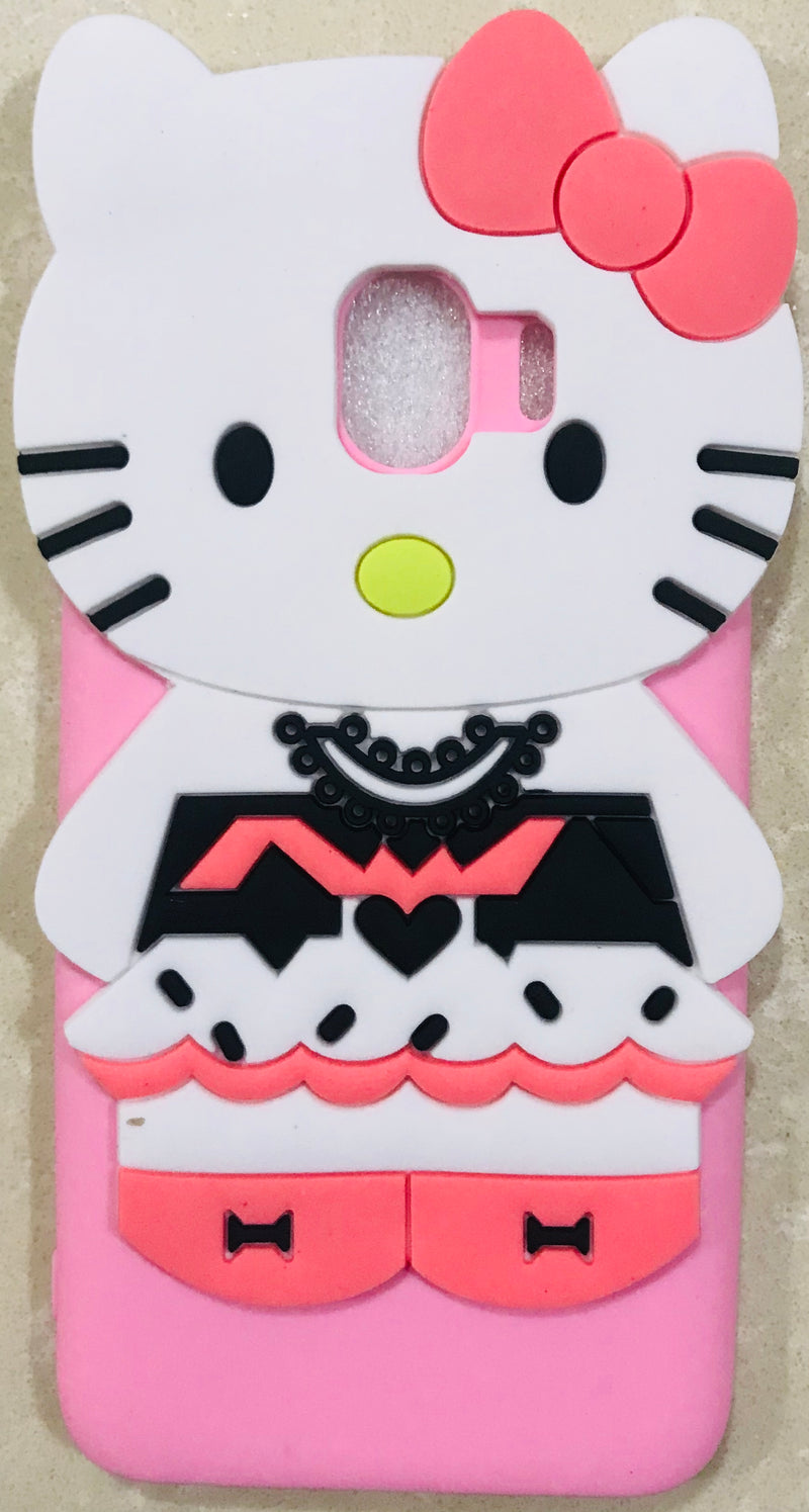 Cartoon Soft Silicone Hello Kitty Back Case Cover for Samsung Galaxy J4 - AHFK00830005FKSSJ4C