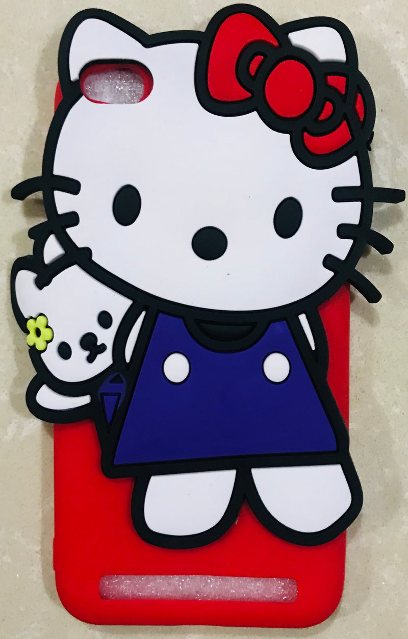 Girl's Back Cover Hello Kitty Silicon with Pendant for MI REDMI 5A - AHFK008300005FKSR5AC