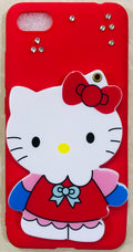 Cute Mirror Hello Kitty Silicone Soft TPU Back Case Cover for Xiaomi Redmi 6A / MI 6A - AHMK005400010MKR6AC
